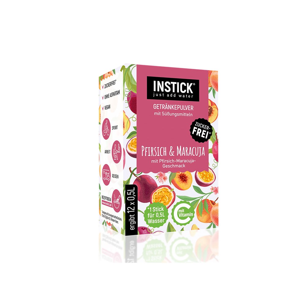 Instick Pfirsisch-Maracuja 12 x 2,5 g