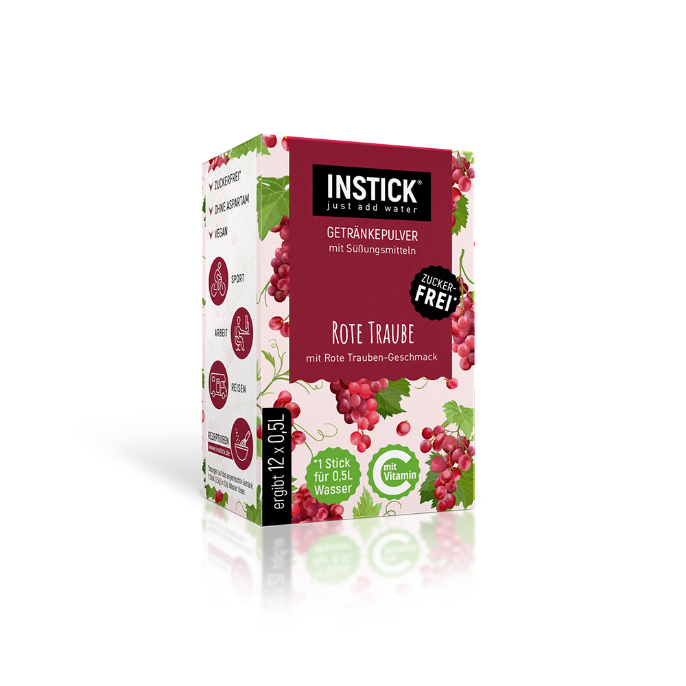 Instick Rote Traube 12 x 2,5 g