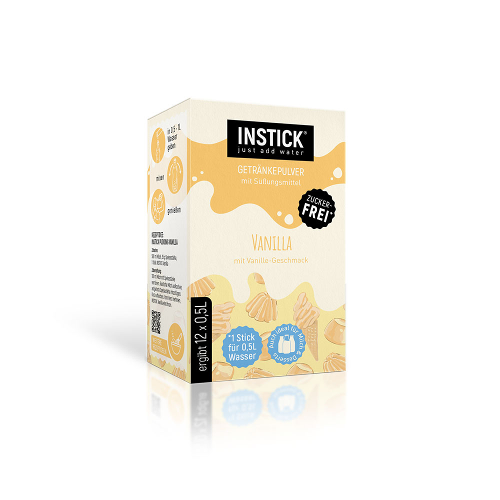 Instick Milchsorte Vanille 12 x 2 g