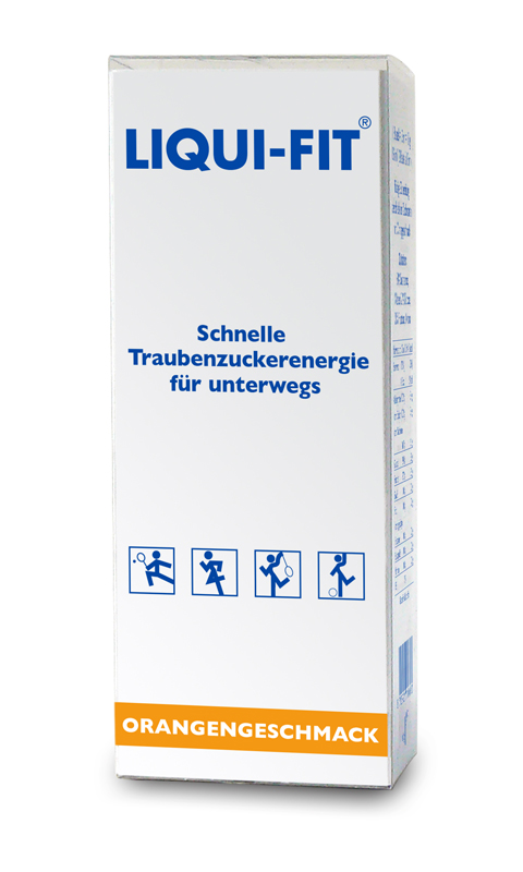 Liqui-Fit flüssige Traubenzuckerenergie Orange 12 Stück